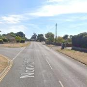 There has been a crash in Norwich Road