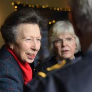 Princess Anne visited Cromer's coastwatch station in January