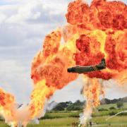 The TJD Warbird Team will team up with Phoenix Fireworks to create Armageddon (at 1:5 scale) Picture: Supplied by Old Buckenham Airshow
