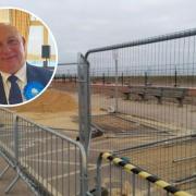 Carl Smith, leader of Great Yarmouth Borough Council, is pleased that beach huts will be built in Great Yarmouth over the next few months.