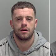 Luke Alia (left) and Andrew Gunby (right) were among the criminals jailed in Norfolk last week