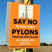 Ben Goldsborough has spoken out on a controversial line of pylons through Norfolk