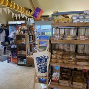 Inside the shop at Old Hall Farm in Woodton