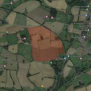 The proposed location of Pettywell solar farm
