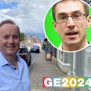 Conservative candidate Richard Rout has tried to downplay the General Election chances of his Green rival Adrian Ramsay (inset) in Waveney Valley