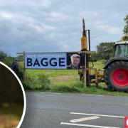 James Bagge has said he feels unfairly targeted by Norfolk County Council after his election banners were removed