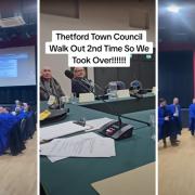 Thetford Council Watch took over a meeting earlier this year