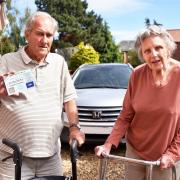 Beccles couple, Cedric Amphlett, 88, and his wife, Elizabeth, 86, angry that they can't renew their Blue Badge