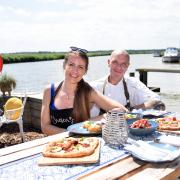 Francesca Cornish Hollingsworth and Andrew Hollingsworth at Chesca's in Reedham Picture: Denise Bradley