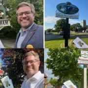 Liberal Democrat Rob Colwell has walked more than 500 miles in a bid to knock on every door in his constituency