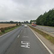 There has been a crash on the A47 at Brundall