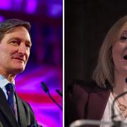 Dominic Grieve, former attorney general (L) has criticised Liz Truss for feeding 