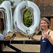 Matthew and Jenny Stevenson are celebrating 10 years of business at Hunters Hall