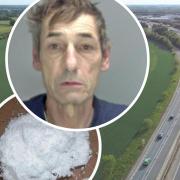 Anthony Clinton has stopped on the A11 with drugs worth £500,000