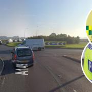 The crash happened on the A149