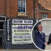 Silver Taxis, a business that has had John Travolta as one of its clients, is relocating, but will remain in Dereham.