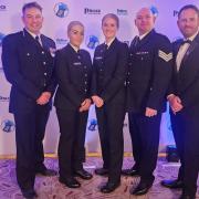 The officers at the Police Bravery Awards last Thursday