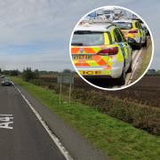 A man has been arrested after a crash on the A47