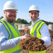 Work has started on the construction of 216 new energy-efficient homes in Dereham