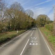 A road in north Norfolk has been closed following a crash