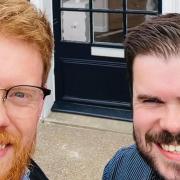 Brothers James (left) and Matt Schaitel have opened their own opticians in Reepham