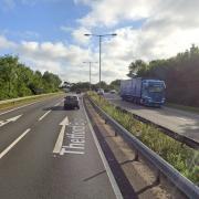 A broken down vehicle was causing delays on the A11