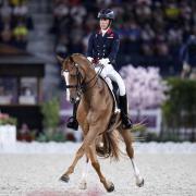 Charlotte Dujardin, who has withdrawn from the Paris Olympics over a video showing her making 
