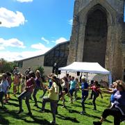 There will be a huge Zumba group dance at the Wymondham Abbey Summer Fair