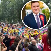 The Norwich Labour Party flag has been banned from Norwich Pride amid a row over health secreary Wes Streeting, inset