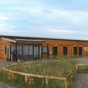 The proposed design for the new visitor centre at Morston Quay