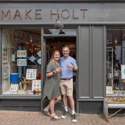 Couple Leanne McColm and Chris Taylor are the new owners of Make Holt Picture: christaylorphoto.co.uk