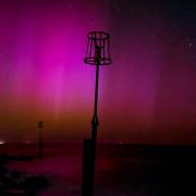 The Northern Lights were seen over Norfolk last night