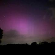 The Northern Lights were spotted over Norfolk