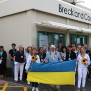 Council fly Ukraine flag to show support for refugees in Breckland