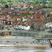 An aerial view of Sheringham