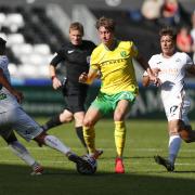 Oscar Schwartau made his first Norwich City start against Swansea.