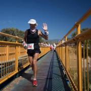 Ian Thomas in action at the Spartathlon