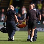 Giorgi Chakvetadze was stretchered off in their 1-1 draw with Coventry