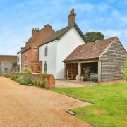 A six-bed farmhouse in Dog Lane, Horsford, is on sale with Abbotts estate agent for £1.25m