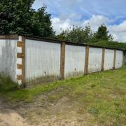 Garages to the rear of, 5 Mill Lane, Bradwell, Great Yarmouth are up for auction. Picture: Auction House East Anglia