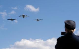 The coronation flypast will come over Norfolk today