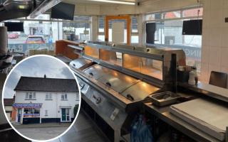 A house with a fish and chip shop attached is going up for auction