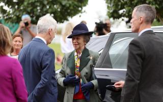 The Princess Royal during a visit to the Riding for the Disabled Association (RDA) National Championships at Hartpury University and Hartpury College in Gloucestershire