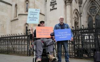 Doug Paulley (left) and Kevin Jordan brought a case against the government to the High Court