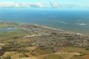 Aerial view of Great Yarmouth, Feb 2016. Picture: Mike Page