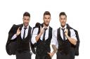 Aljaz Skorjanec, Giovanni Pernice and Gorka Marquez brought Here Come the Boys to Norwich. Photo: Courtesy of Norwich Theatre Royal