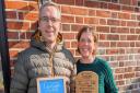 Neil and Emma Punchard, owners of Mill Farm Eco Barns, which enjoyed success at the VisitEngland Awards for Excellence