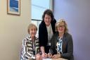 Lesley Dwyer, Alice Webster and Jo Segasby, chief executives of the N&N, Queen Elizabeth and James Paget hospitals respectively