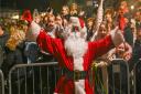 The Norwich Christmas lights switch-on drew a large crowd - including Santa Claus