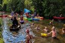 The Day of Action for the River Waveney at Falcon Meadow, in Bungay